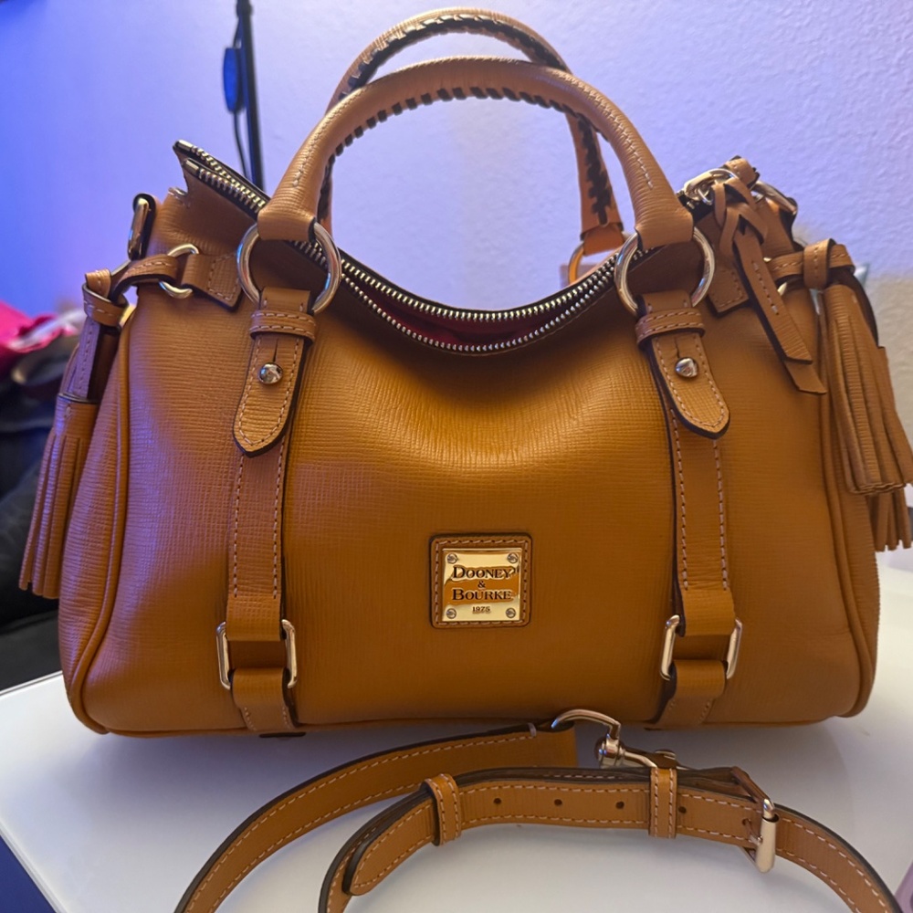 Dooney & Bourke Mustard  Yellow Satchel